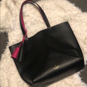 Kate Spade Black & Pink Tote Bag